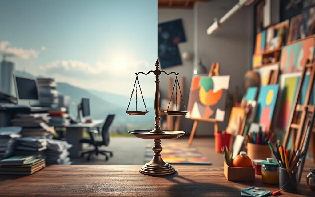 balans między pracą a pasją